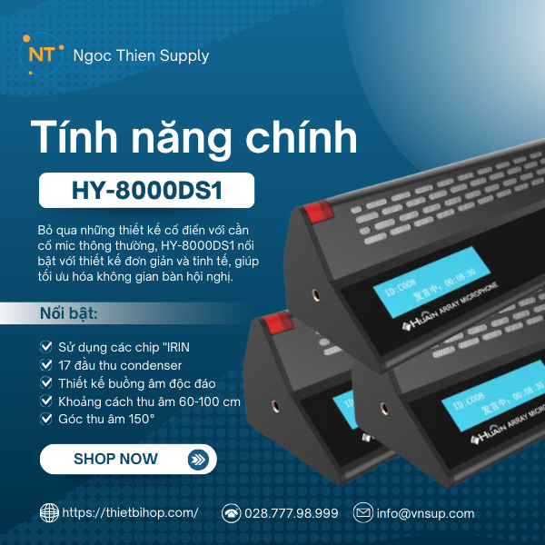 tính năng chính huain hy-8000ds1