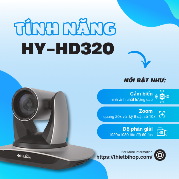 tính năng chính huain hy-hd320