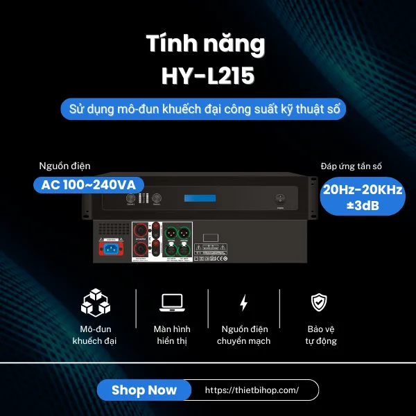 tính năng chính huain hy-l215