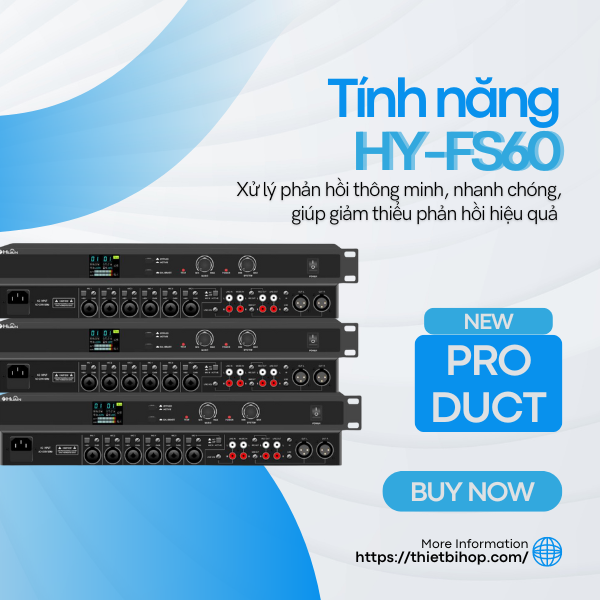 tính năng chính bộ giảm thanh hy-fs60