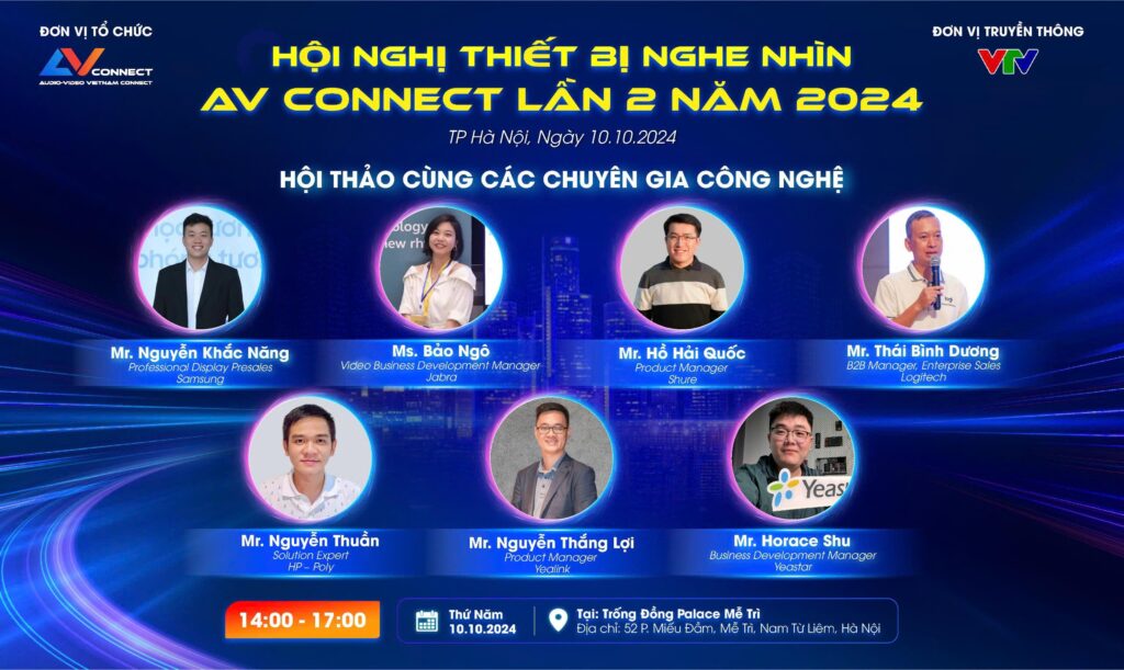 Diễn giả xuất hiện trong sự kiện AV Connect 2024 lần 2