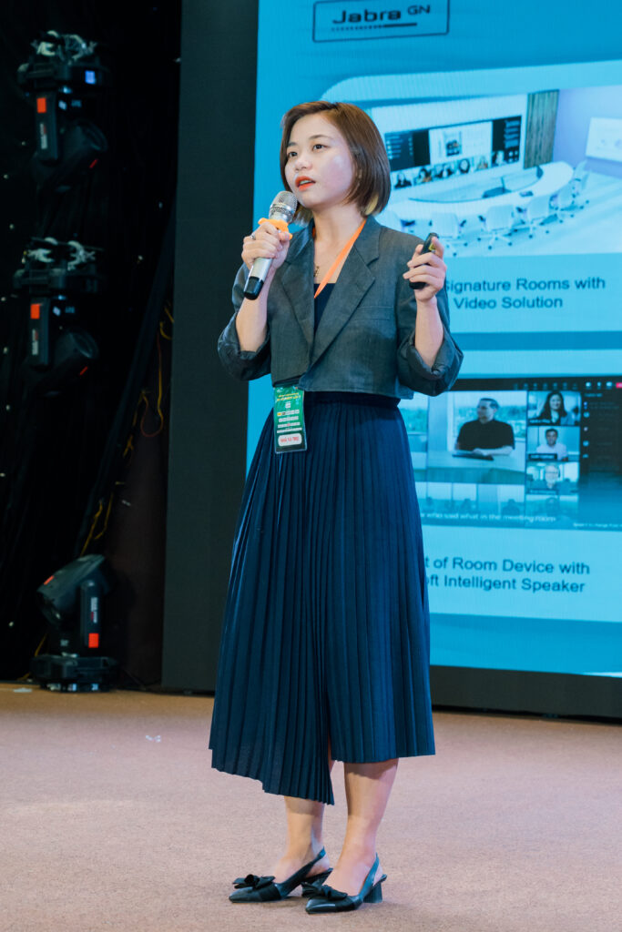 Ms. Bảo Ngô đại diện thương hiệu Jabra