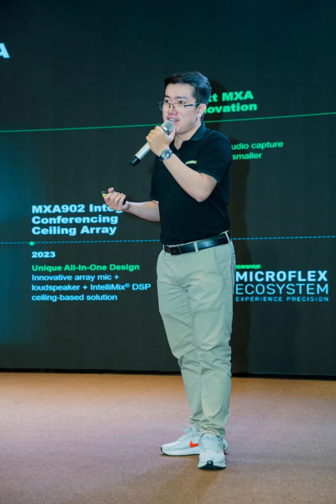 Mr. Hồ Hải Quốc đại diện thương hiệu Shure