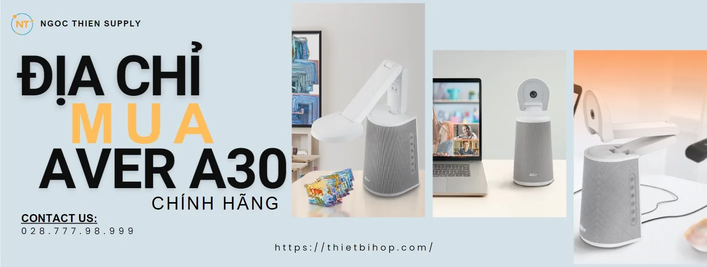 ngọc thiên hân hạnh là đơn vị cung cấp camera hội nghị aver a30 chính hãng