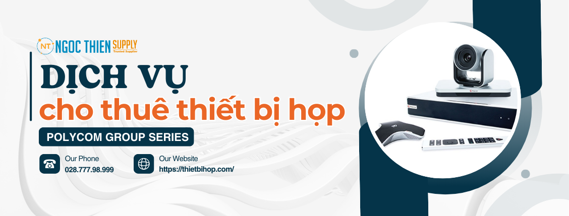 cho thuê thiết bị họp polycom group series
