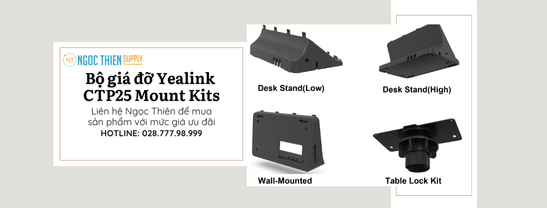 địa chủ mua yealink ctp25 mount kits chính hãng
