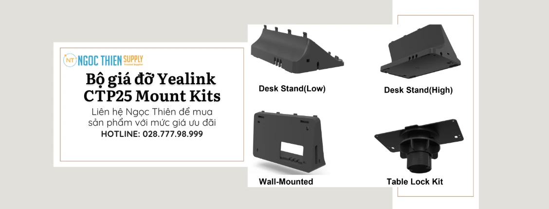địa chủ mua yealink ctp25 mount kits chính hãng