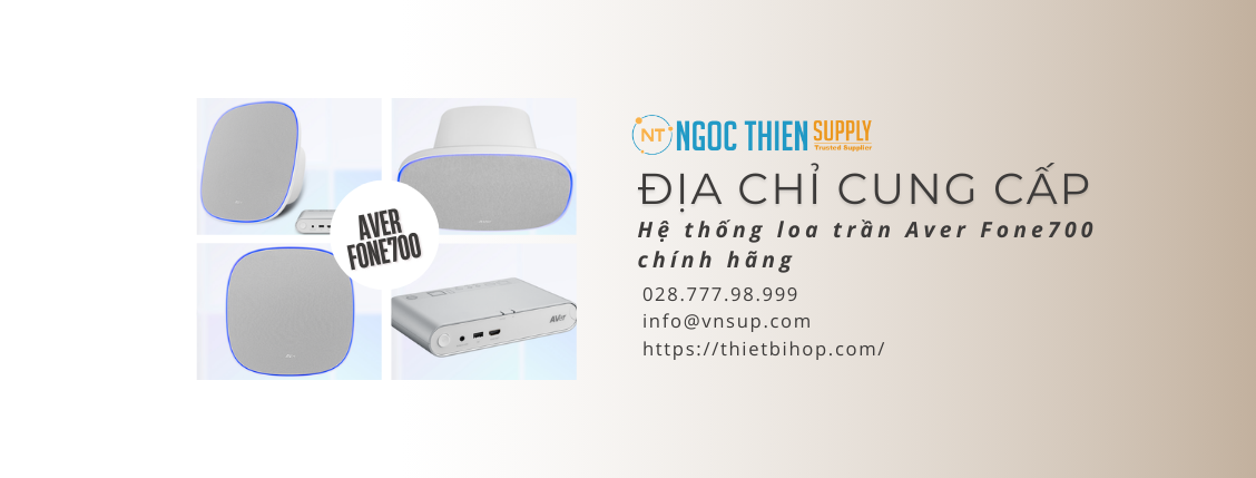 địa chỉ mua hệ thống loa trần aver fone700 chính hãng