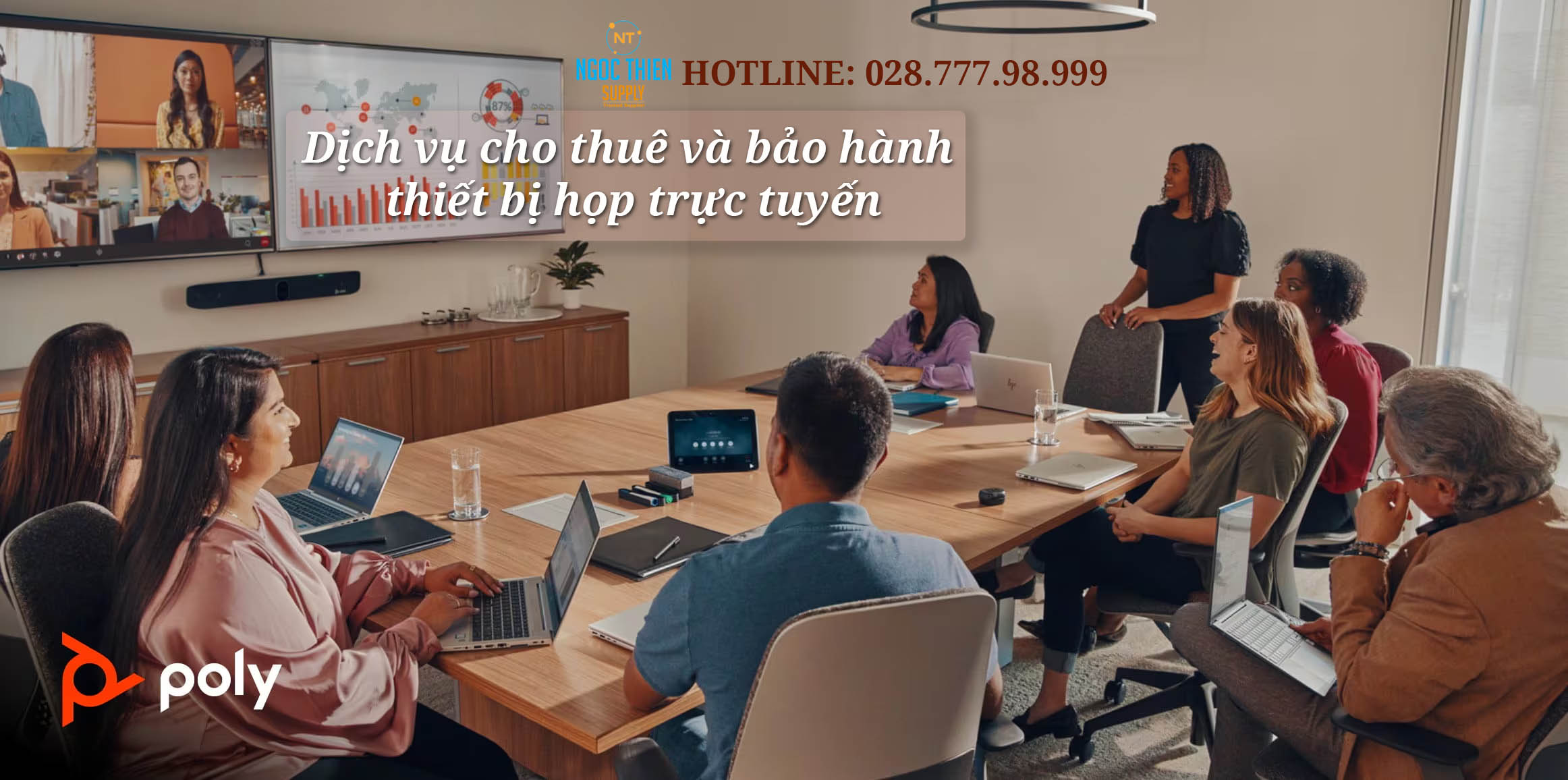 dịch vụ cho thuê và bảo hành thiết bị họp trực tuyến tại ngọc thiên