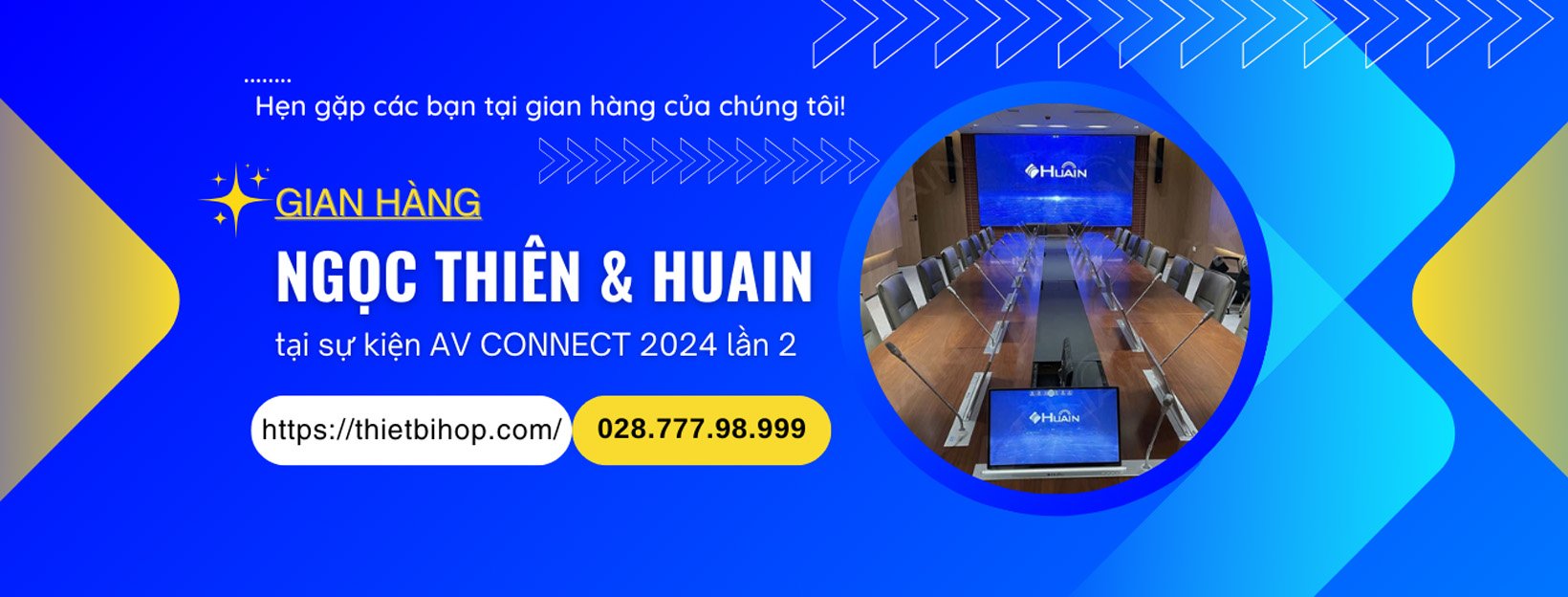 gian hàng ngọc thiên tại av connect 2024 lần 2