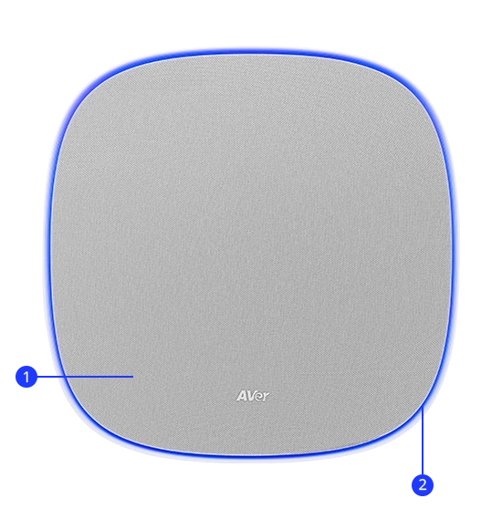 mặt trước loa ngoài aver fone700