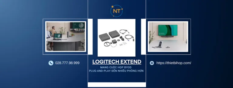 logitech extend mang cuộc họp byod plu-and-play đến nhiều phòng hơn