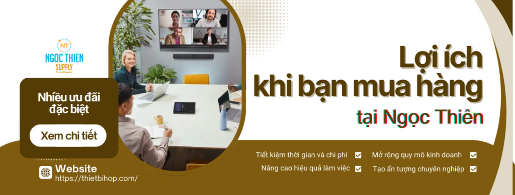 bạn nhận được lợi ích gì khi mua thiết bị hội nghị trực tuyến tại Ngọc Thiên