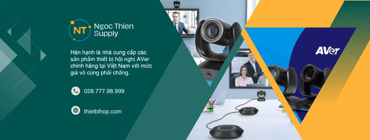 ngọc thiên hân hạnh là đơn vị cung cấp thiết bị hội nghị aver chính hãng