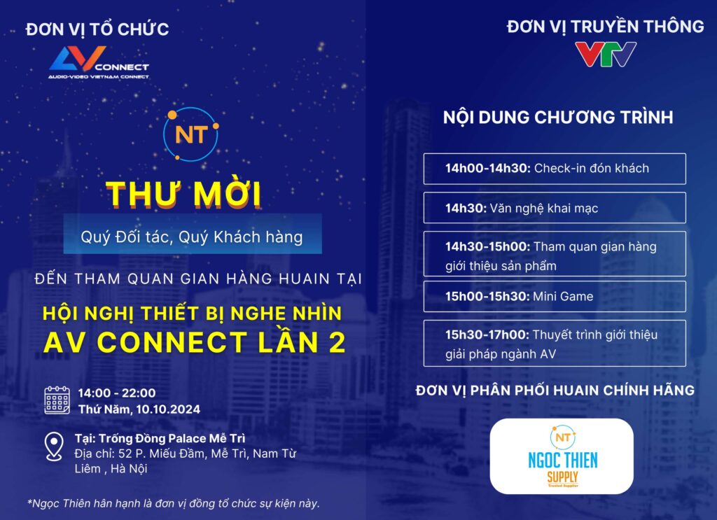 thư mời sự kiện av connect 2024 lần 2