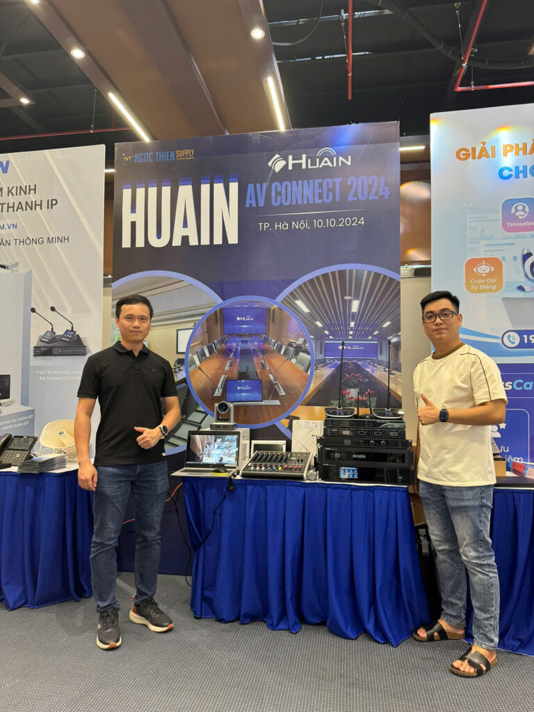 đại diện của ngọc thiên setup không gian trước khi diễn sự kiện