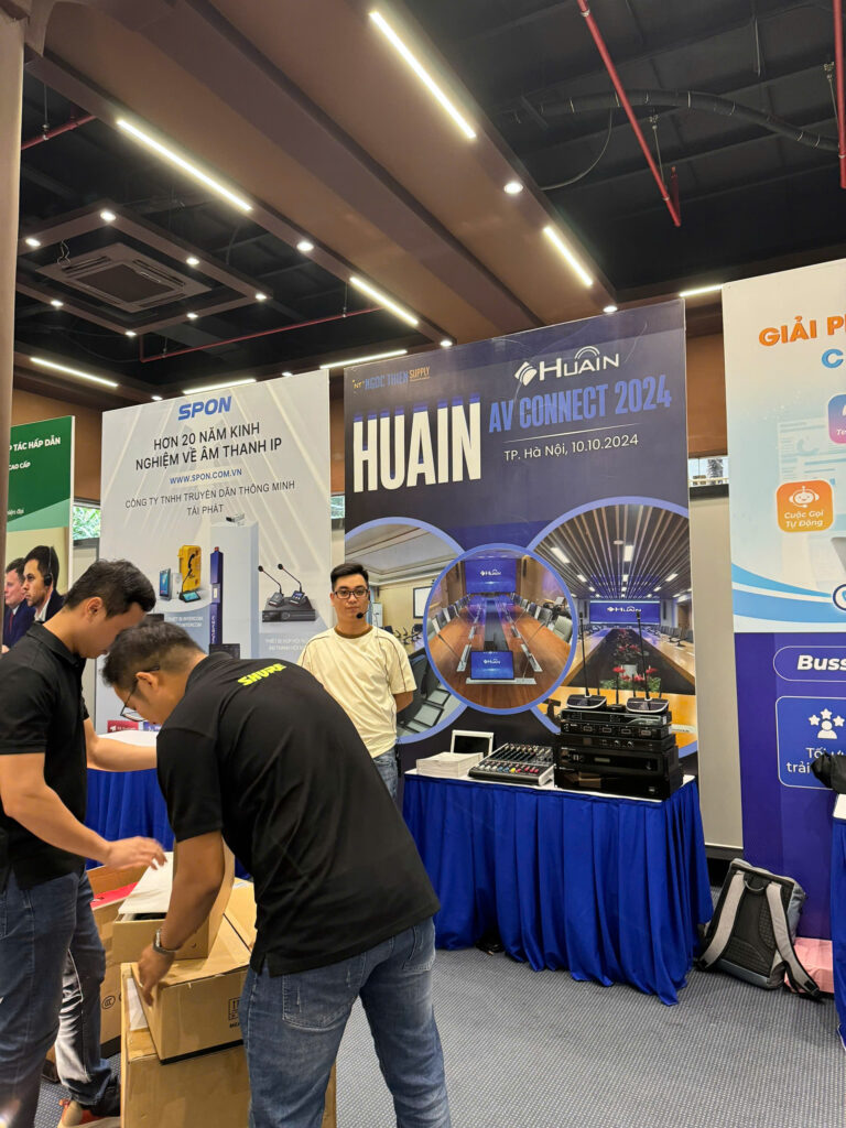 đại diện ngọc thiên test trước âm thanh chương trình diễn ra