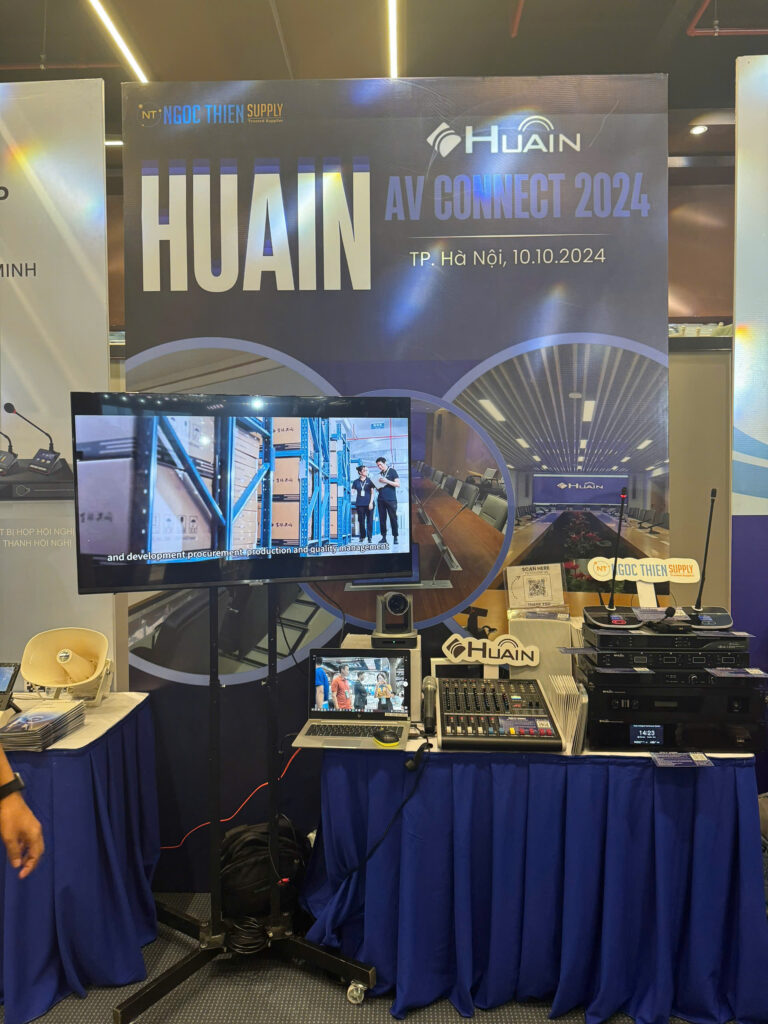 Gian hàng Huain của Ngọc Thiên tại sự kiện AV Connect 2024 lần 2