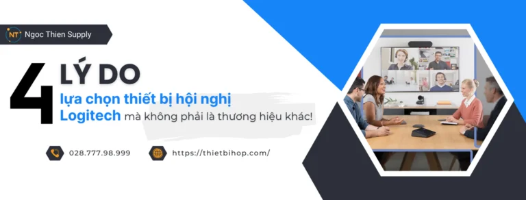 điểm danh những ý do lựa chọn thiết bị hội nghị logitech mà không phải là thương hiệu khác