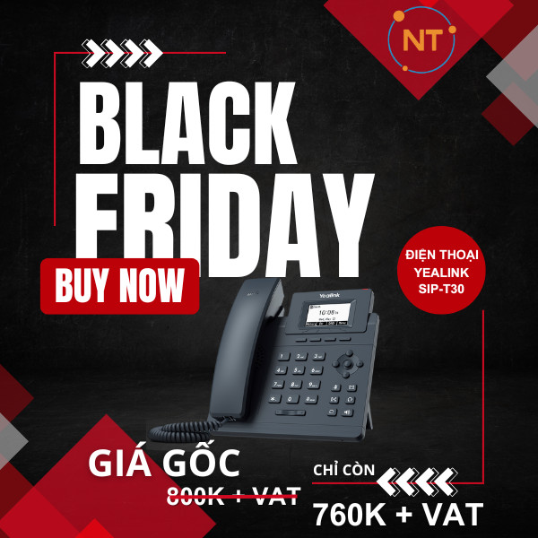 Yealink SIP-T30 GIÁ GỐC 800,000 VNĐ GIẢM CHỈ CÒN 760,000 VNĐ