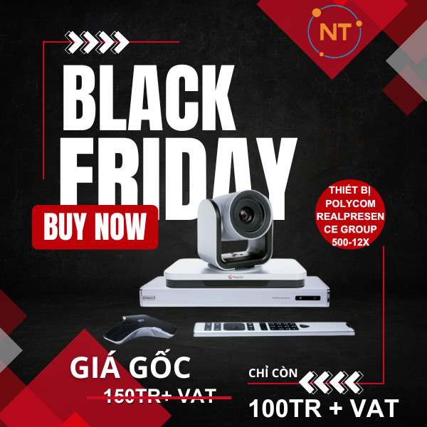 Polycom RealPresence Group 500-12x GIÁ GỐC 150,000,000 VNĐ GIẢM CHỈ CÒN 100,000,000 VNĐ