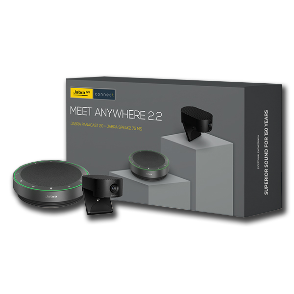 combo thiết bị hội nghị cho phòng họp vừa và lớn jabra meet anywhere 2.2