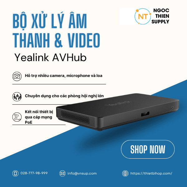 bộ xử lý âm thanh và video yealink avhub là gì