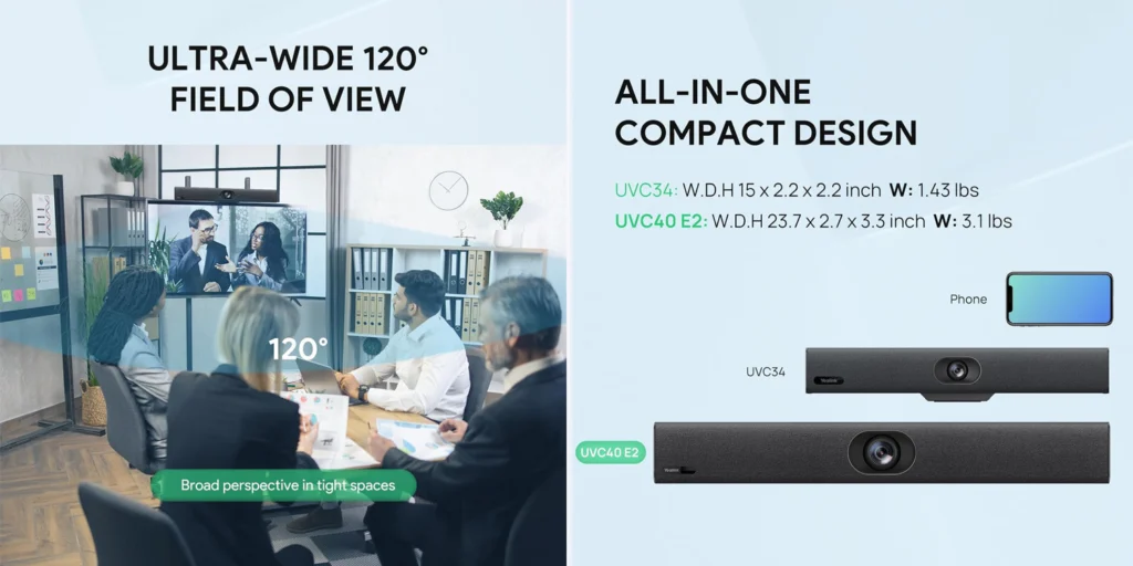 camera phòng họp thông minh tất cả trong một yealink uvc40 e2