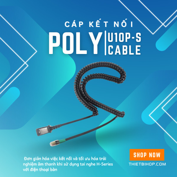 cáp kết nối qd sang rj9 cho điện thoại poly u10p-s cable là gì