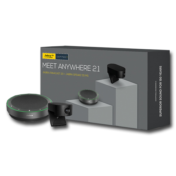 combo thiết bị hội nghị dành cho phòng họp nhỏ di dộng jabra meet anywhere 2.1