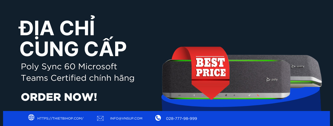 ngọc thiên là địa chỉ cung cấp poly sync 60 microsoft teams chính hãng giá tốt