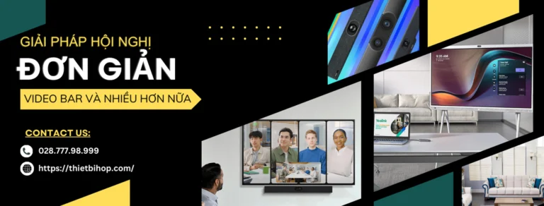 giải pháp hội nghị đơn giản video bar và nhiều hơn nữa
