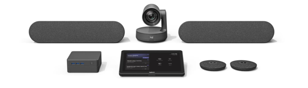 bộ giải pháp logitech dành cho microsoft teams cho phòng họp lớn