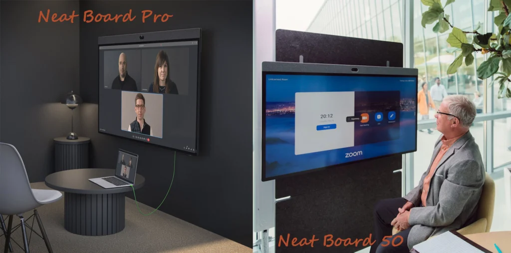 giải pháp màn hình tương tác tất cả trong một từ neat board pro và neat board 50