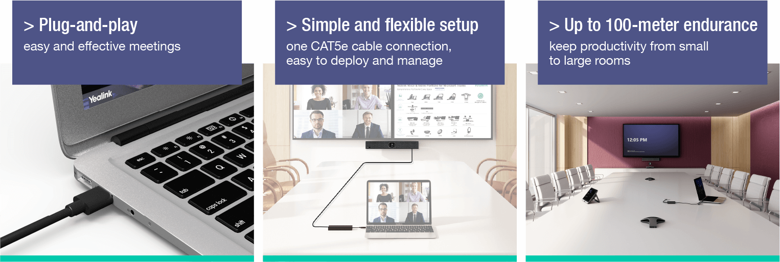 các tính năng chính của yealink mvc-byod-extender 