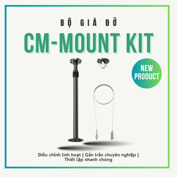 giới thiệu về bộ giá đỡ yealink cm-mount kit dành cho mọi nhu cầu về phòng họp