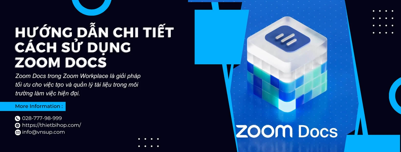 hướng dẫn chi tiết cách sử dụng zoom docs