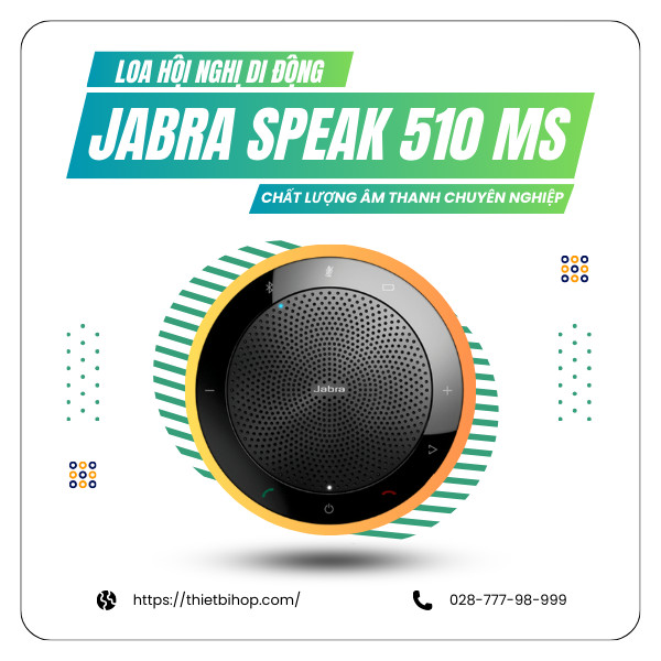 loa hội nghị di động jabra speak 510 ms