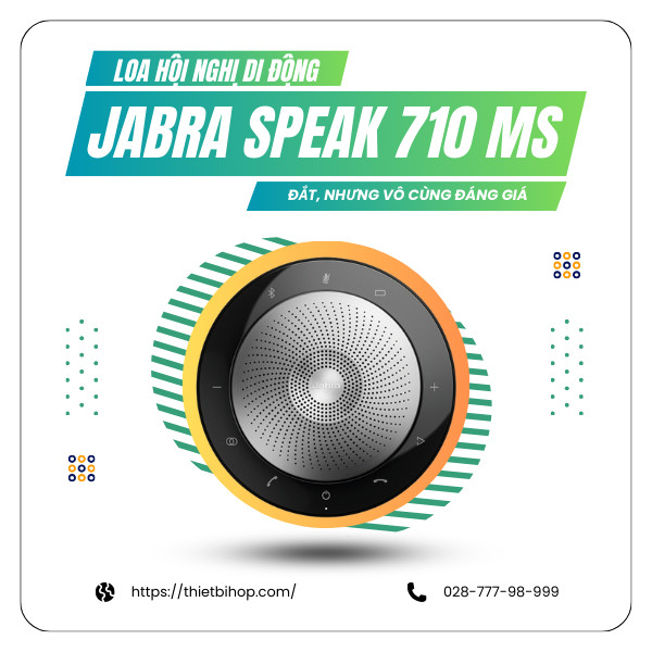 loa di động chất lượng phù hợp với giá cả jabra speak 710 ms