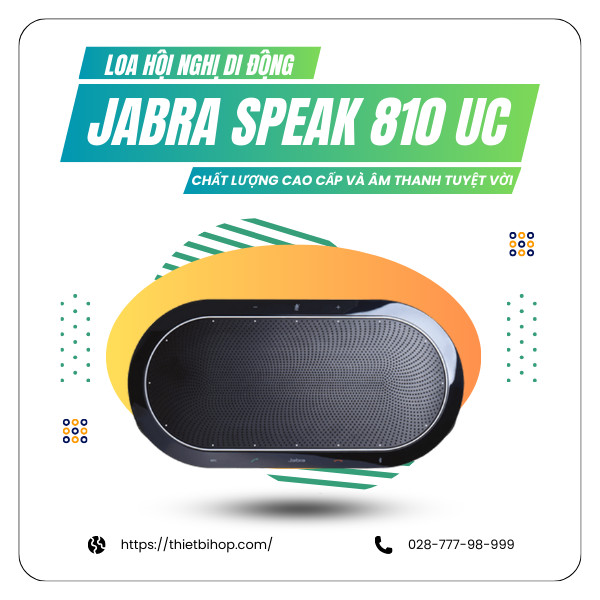 chất lượng âm thanh cao cấp từ jabra speak 810 uc