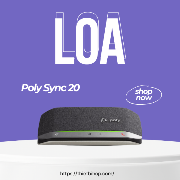 loa hội nghị usb/ bluetooth poly sync 20