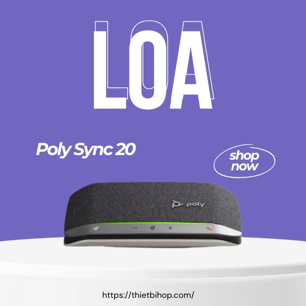 loa hội nghị usb/ bluetooth poly sync 20