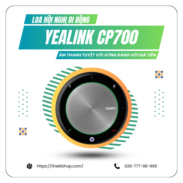 loa di động chất lượng xứng đáng với giá tiền yealink cp700