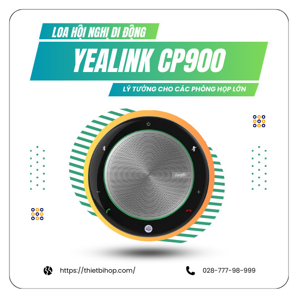 loa hội nghị di động cho phòng họp lớn yealink cp900