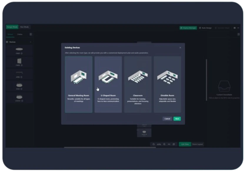 Yealink Designer đưa ra kế hoạch âm thanh chuyên nghiệp 