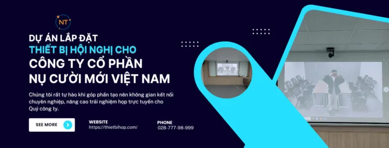 ngọc thiên hân hạnh là đơn vị lắp đặt thiết bị hội nghị yealink uvc84 cho công ty cổ phần nụ cười mới việt nam