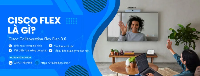 Cisco Flex cho phép mọi người sử dụng các công cụ cộng tác hàng đầu trong ngành của Cisco chỉ với một gói đăng ký đơn giản.