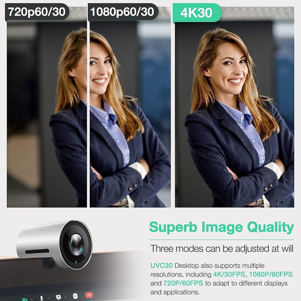 uvc30 mang đến chất lượng hình ảnh 4k tuyệt vời
