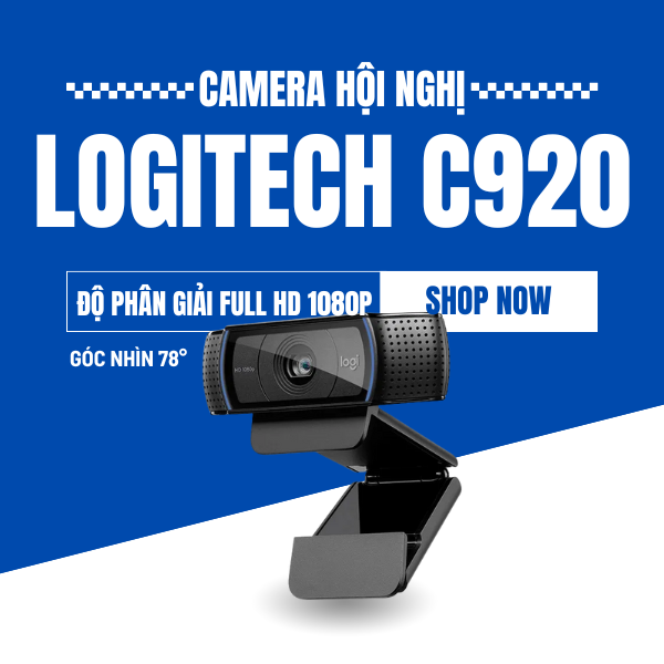camera hội nghị giá rẻ có độ phân giải Full HD 1080p logitech c920
