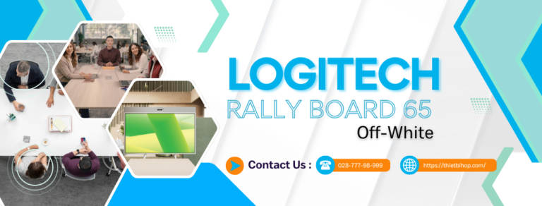 Logitech Rally Board 65 - Màu Off-white